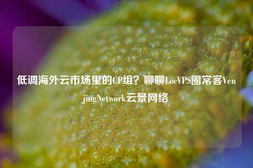 低调海外云市场里的CP组?聊聊LocVPS圈常客VenjingNetwork云景网络