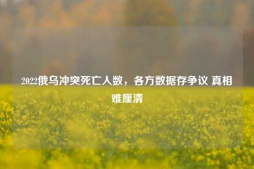 2022俄乌冲突死亡人数，各方数据存争议 真相难厘清