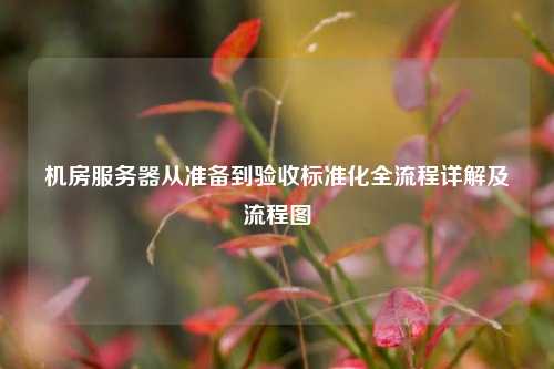 机房服务器从准备到验收标准化全流程详解及流程图