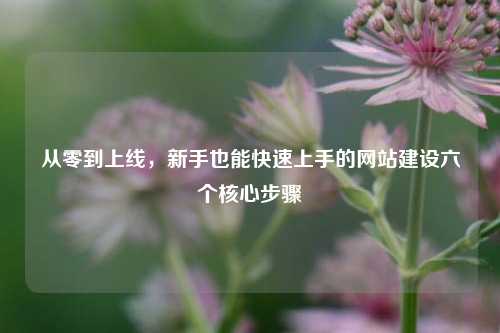从零到上线，新手也能快速上手的网站建设六个核心步骤