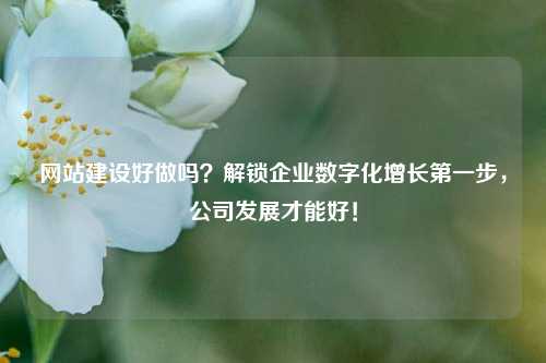 网站建设好做吗？解锁企业数字化增长第一步，公司发展才能好！