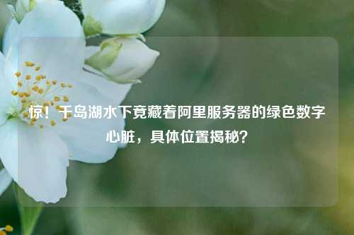 惊！千岛湖水下竟藏着阿里服务器的绿色数字心脏，具体位置揭秘？