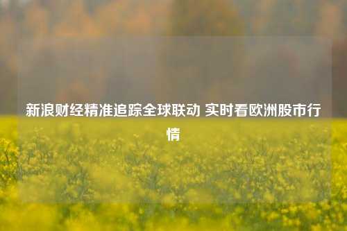 新浪财经精准追踪全球联动 实时看欧洲股市行情