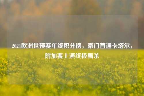 2021欧洲世预赛年终积分榜，豪门直通卡塔尔，附加赛上演终极厮杀