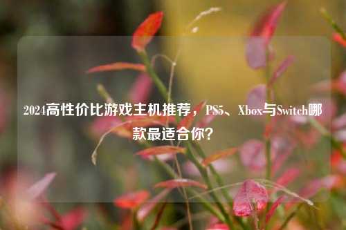 2024高性价比游戏主机推荐，PS5、Xbox与Switch哪款最适合你？
