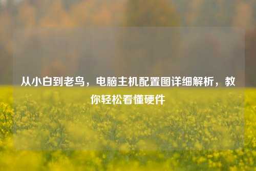 从小白到老鸟，电脑主机配置图详细解析，教你轻松看懂硬件