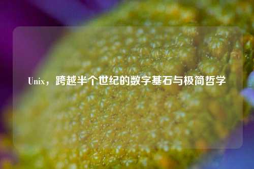 Unix，跨越半个世纪的数字基石与极简哲学