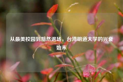 从最美校园到黯然退场，台湾明道大学的兴衰始末