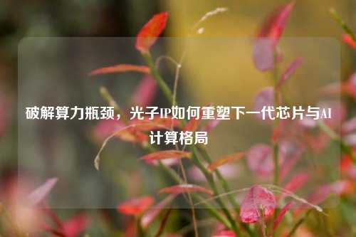 破解算力瓶颈，光子IP如何重塑下一代芯片与AI计算格局