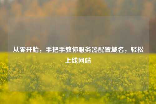 从零开始，手把手教你服务器配置域名，轻松上线网站