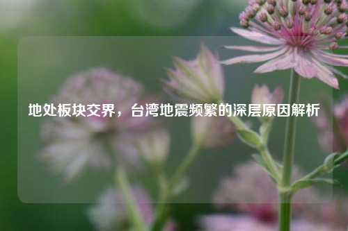 地处板块交界，台湾地震频繁的深层原因解析