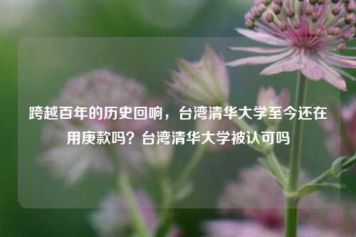 跨越百年的历史回响,台湾清华大学至今还在用庚款吗?台湾清华大学被认可吗