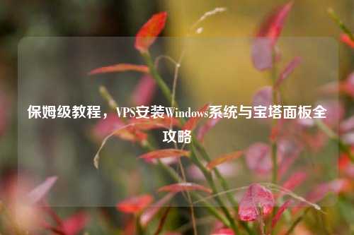 保姆级教程，VPS安装Windows系统与宝塔面板全攻略