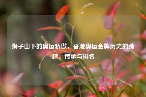 狮子山下的奥运骄傲，香港奥运金牌历史的跨越、传承与排名