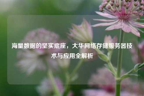 海量数据的坚实底座，大华网络存储服务器技术与应用全解析