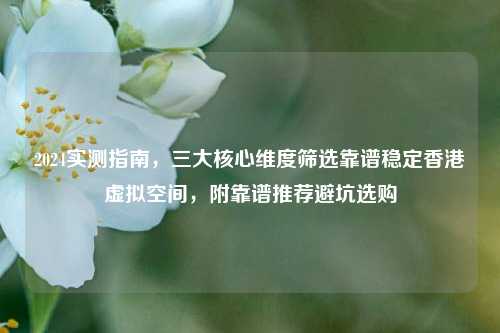 2024实测指南，三大核心维度筛选靠谱稳定香港虚拟空间，附靠谱推荐避坑选购
