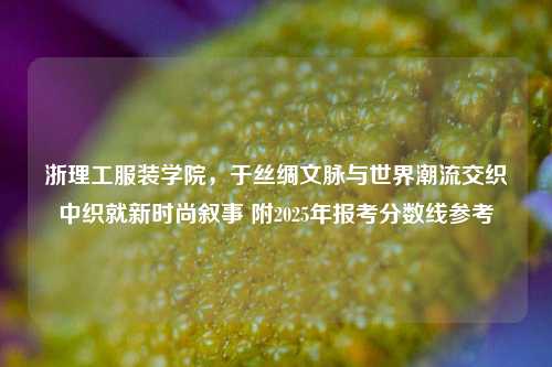浙理工服装学院，于丝绸文脉与世界潮流交织中织就新时尚叙事 附2025年报考分数线参考