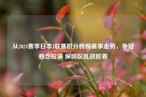 从2024赛季日本J联赛积分榜观赛事走势,争冠悬念拉满 保级区乱战胶着