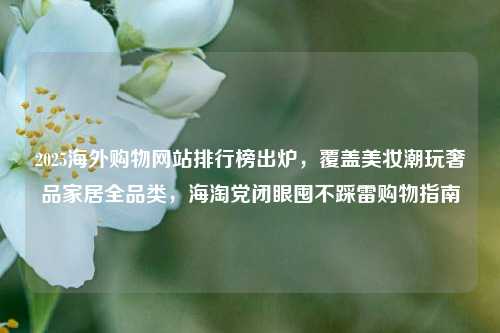 2025海外购物网站排行榜出炉，覆盖美妆潮玩奢品家居全品类，海淘党闭眼囤不踩雷购物指南