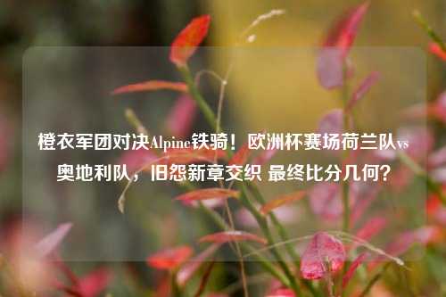 橙衣军团对决Alpine铁骑!欧洲杯赛场荷兰队vs奥地利队,旧怨新章交织 最终比分几何?